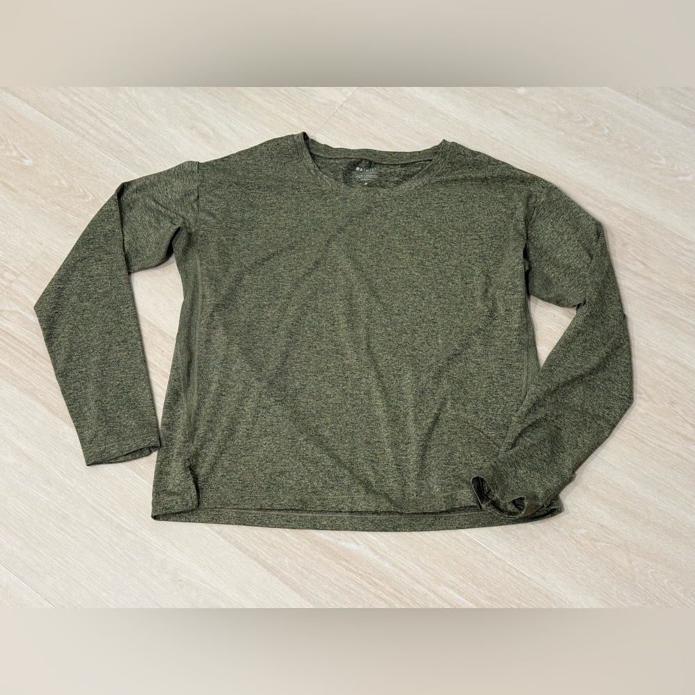 Athleta Uptempo top. Lovely green color! Super soft! Worn once.